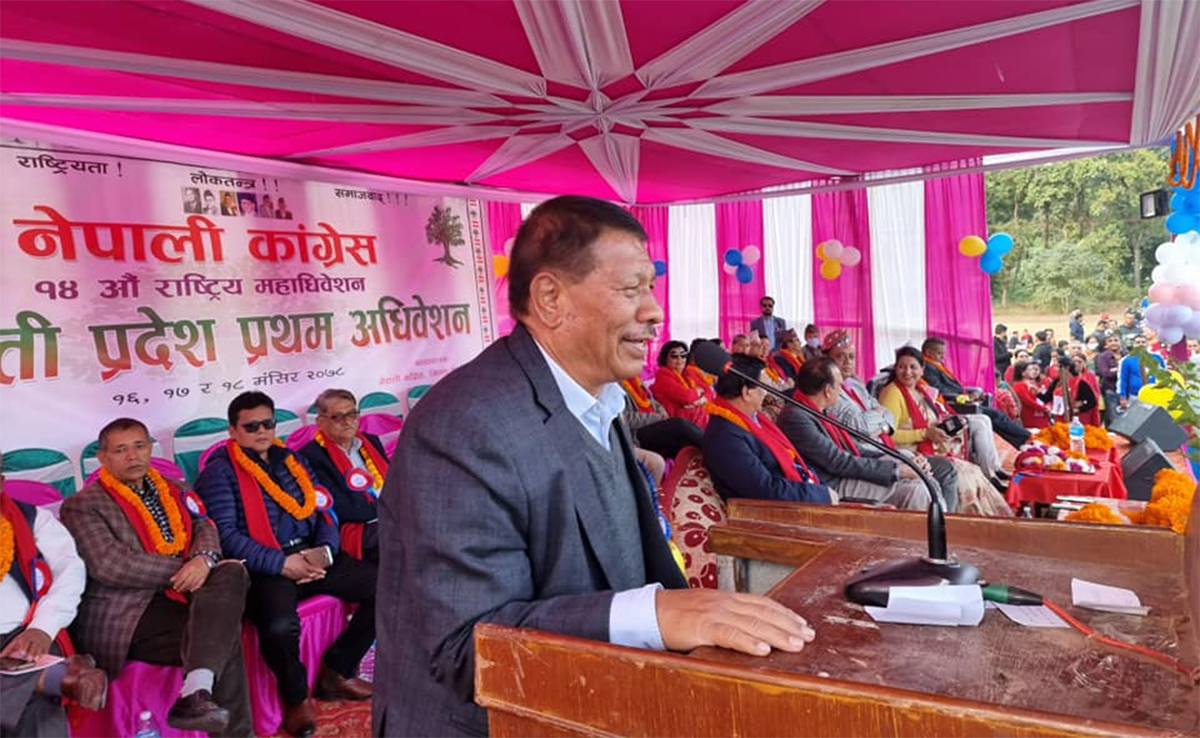 पार्टीको नेतृत्व चयन गर्दा ध्यान पुर्‍याउन कांग्रेस नेता सिंहको आग्रह